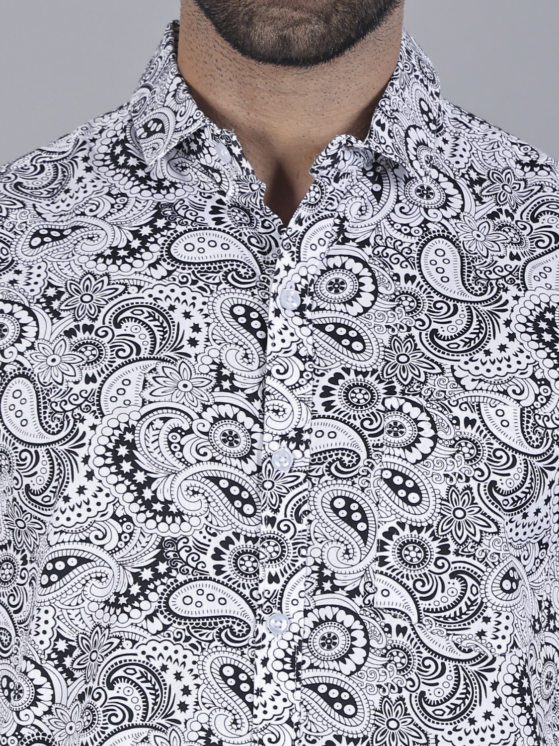 Image of shardha enterprise Men Regular Fit Printed Spread Collar Casual Shirt