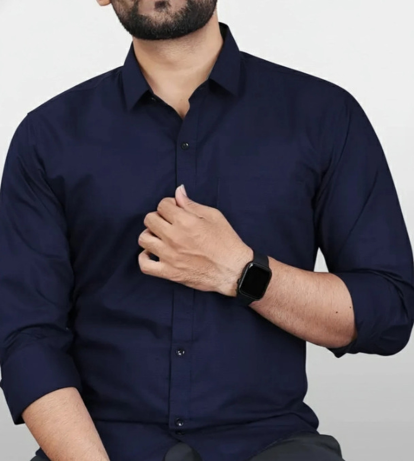 Image of METRONAUT Men Regular Fit Checkered Spread Collar Casual Shirt