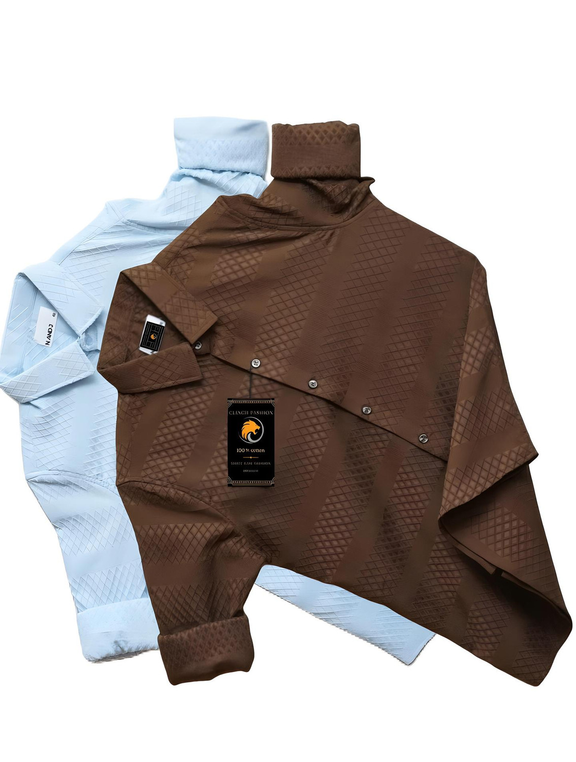 clinch fashion Men Regular Fit Solid Casual Shirt - Image 1