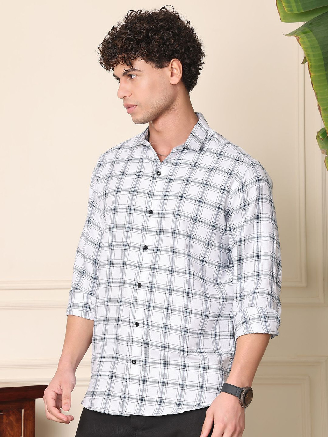 ANP BIHARIKA Men Regular Fit Checkered Shirt - Image 1
