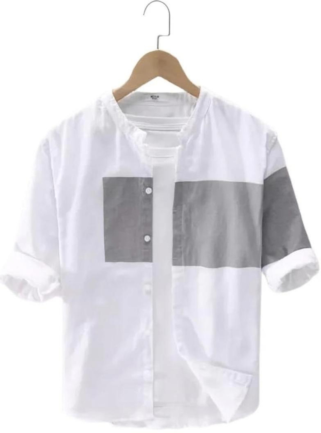 Image of EVERSHYNE TREND Men Regular Fit Striped Casual Shirt