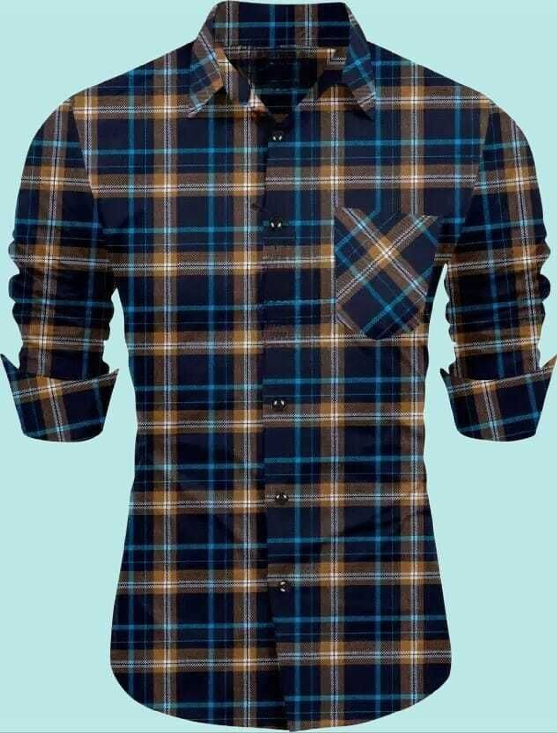 Image of Typetron Fashion Trend Men Regular Fit Self Design Spread Collar Casual Shirt (Pack of 2)