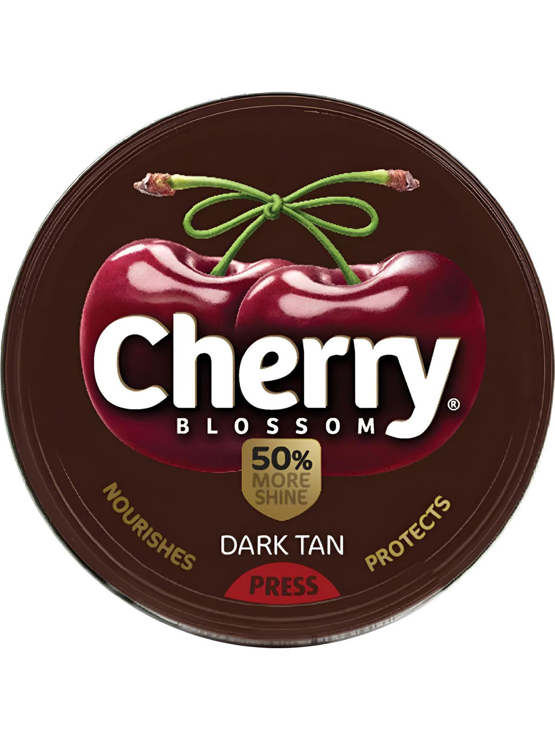 Cherry Blossom Dark Tan Wax Shoe Polish 60g - Image 4