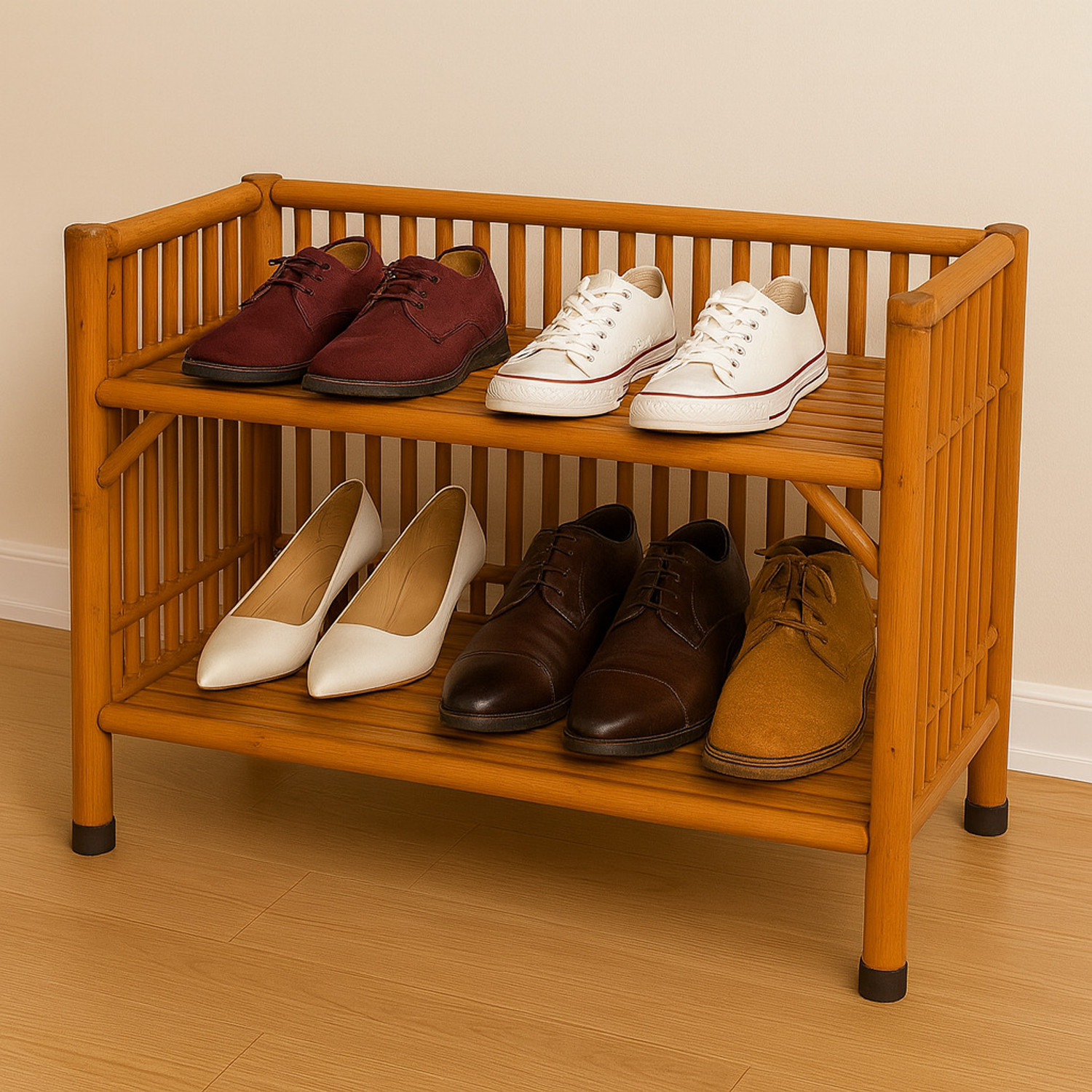 AKCANE Bamboo, Cane, Engineered Wood, Solid Wood Shoe Stand Price in India - Buy AKCANE Bamboo, Cane, Engineered Wood, Solid Wood Shoe Stand online at Flipkart.com