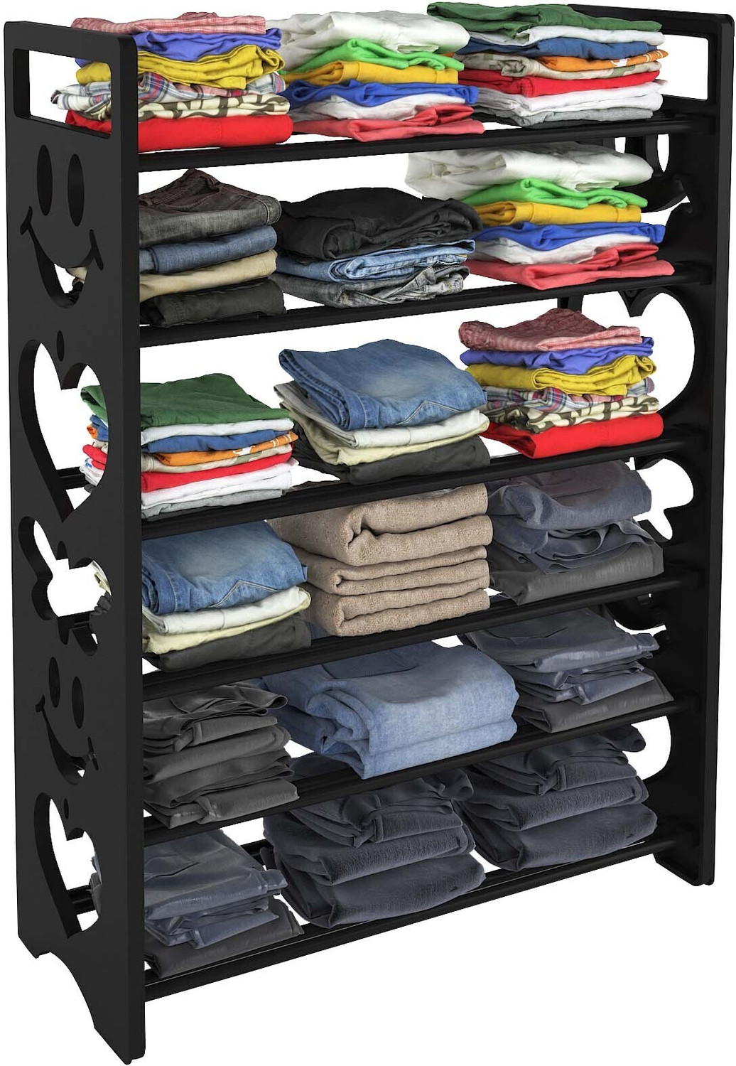 Image of Trendy Delta Premium 6 shelf Plastic And Steel Shoe Rack For Home (24 Pairs) Plastic, Metal Shoe Stand (Gloss, 6 Shelves, DIY(Do-It-Yourself))