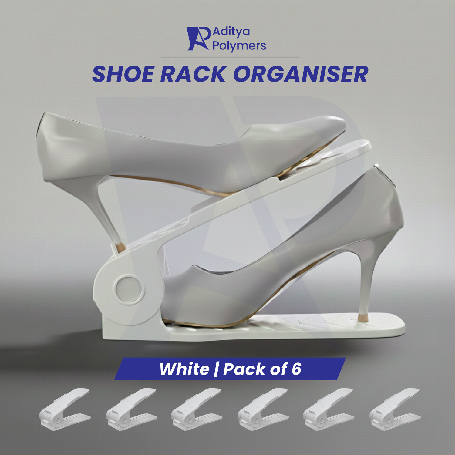 Aditya Polymers Height Adjustable Shoe Rack Organiser Plastic Shoe Stand Price in India - Buy Aditya Polymers Height Adjustable Shoe Rack Organiser Plastic Shoe Stand online at Flipkart.com