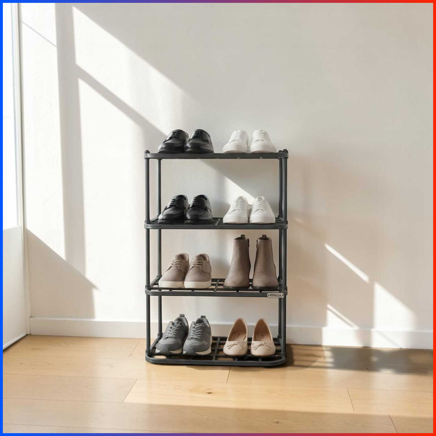 Image of Flipkart Perfect Homes Ever Fresh Two Door Engineered Wood Shoe Rack (Wenge, 3 Shelves, DIY(Do-It-Yourself))
