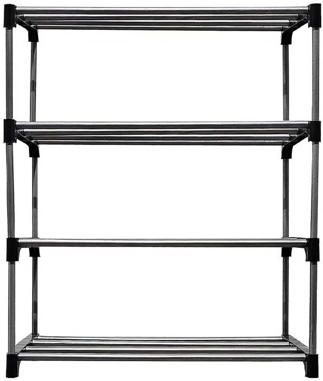 Image of Nilkamal Freedom Mini 09 (FMSC09) Sandy & Dark Brown Plastic Shoe Rack (Sandy and Dark Brown, 3 Shelves, DIY(Do-It-Yourself))