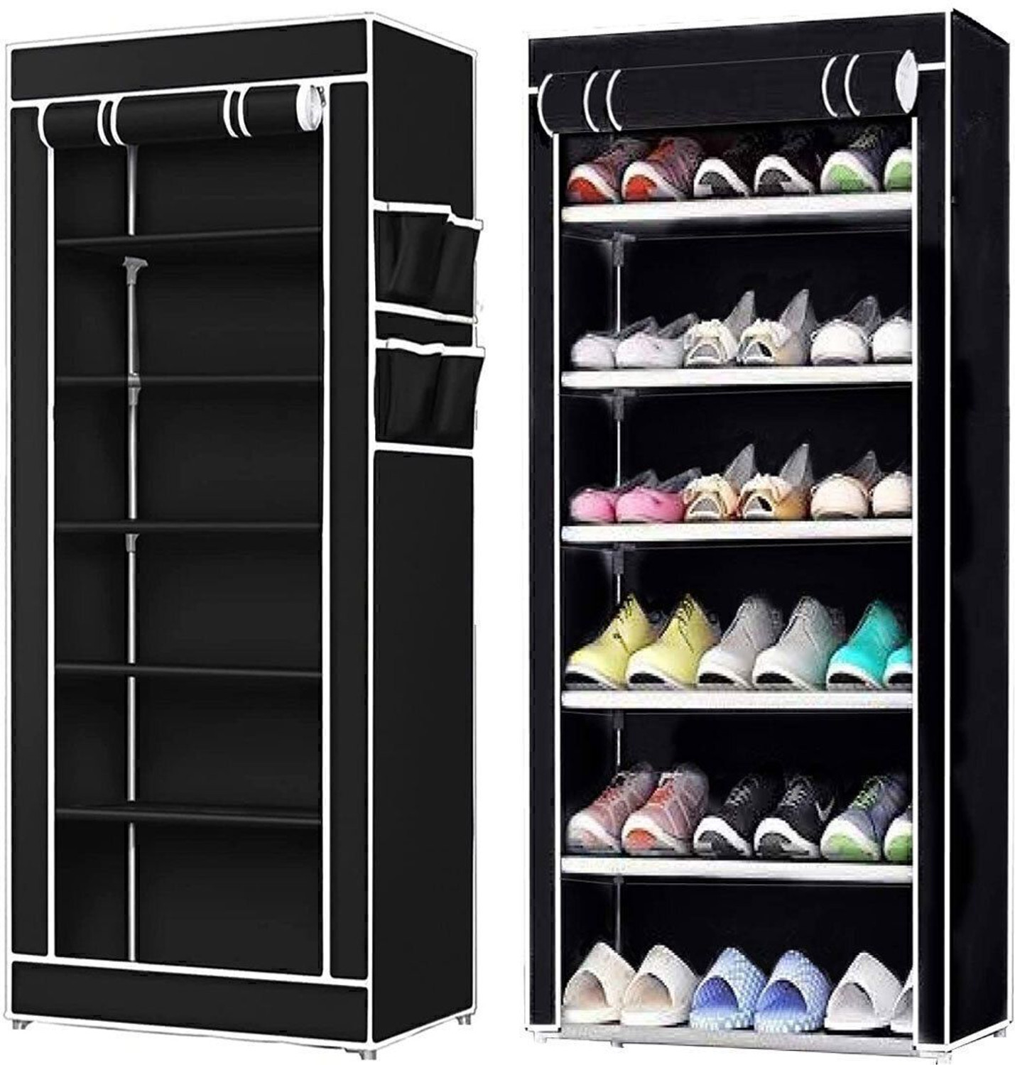 GirjaHub Plastic Shoe Stand for Home Storage - Image 1