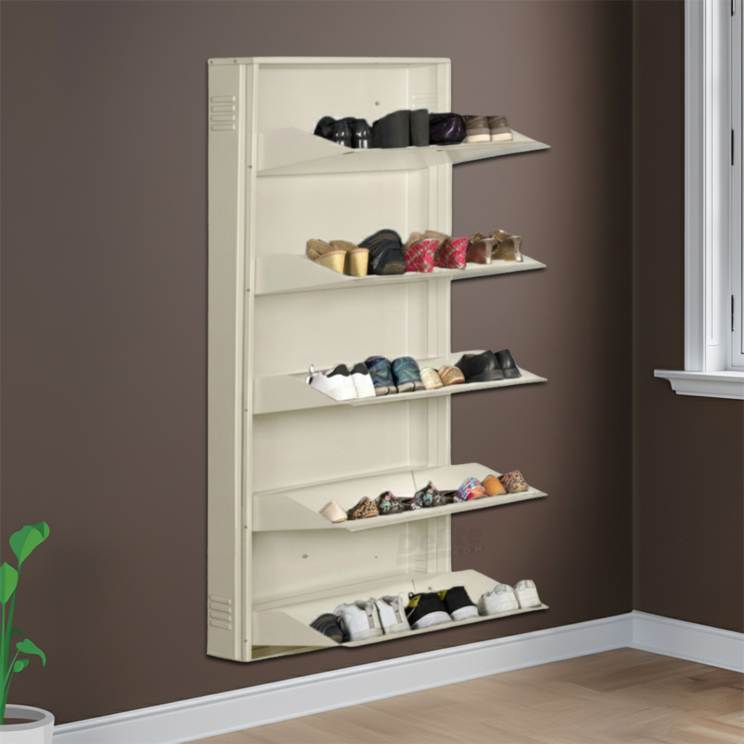 Image of Flipkart Perfect Homes Ever Fresh Two Door Engineered Wood Shoe Rack (Wenge, 3 Shelves, DIY(Do-It-Yourself))