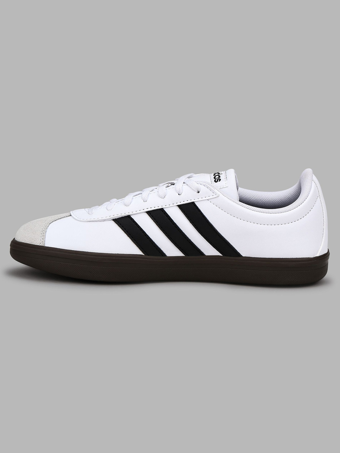 Image of ADIDAS VL COURT BASE IKD Sneakers For Men (White , 5)
