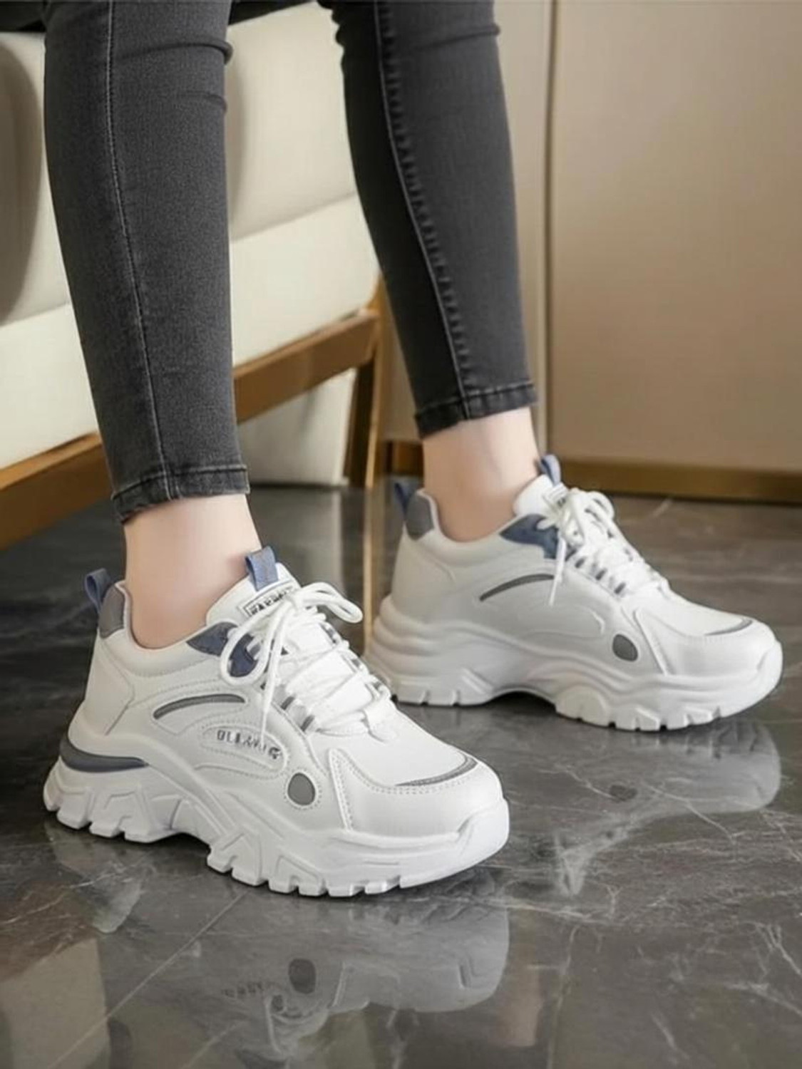 Image of Reefox Sneakers For Women (Pink , 6)