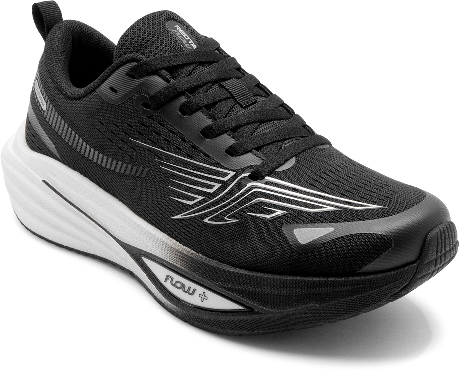 Image of RED TAPE Lifestyle Sneakers Shoes for Men | Rounded Front, Soothing Insole Sneakers For Men (Black, 9)