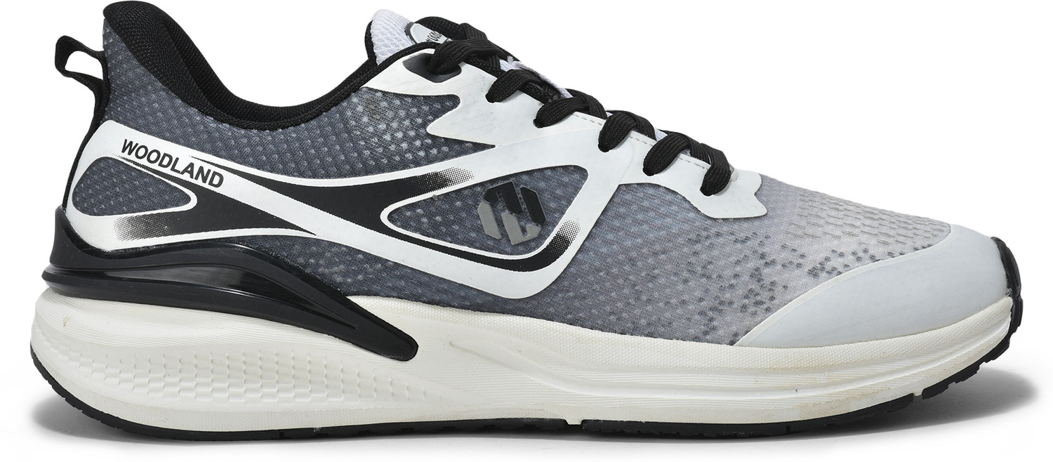 Image of WOODLAND Running Workout Lightweight Breathable Performance Training & Gym Shoes For Men (White , 11)