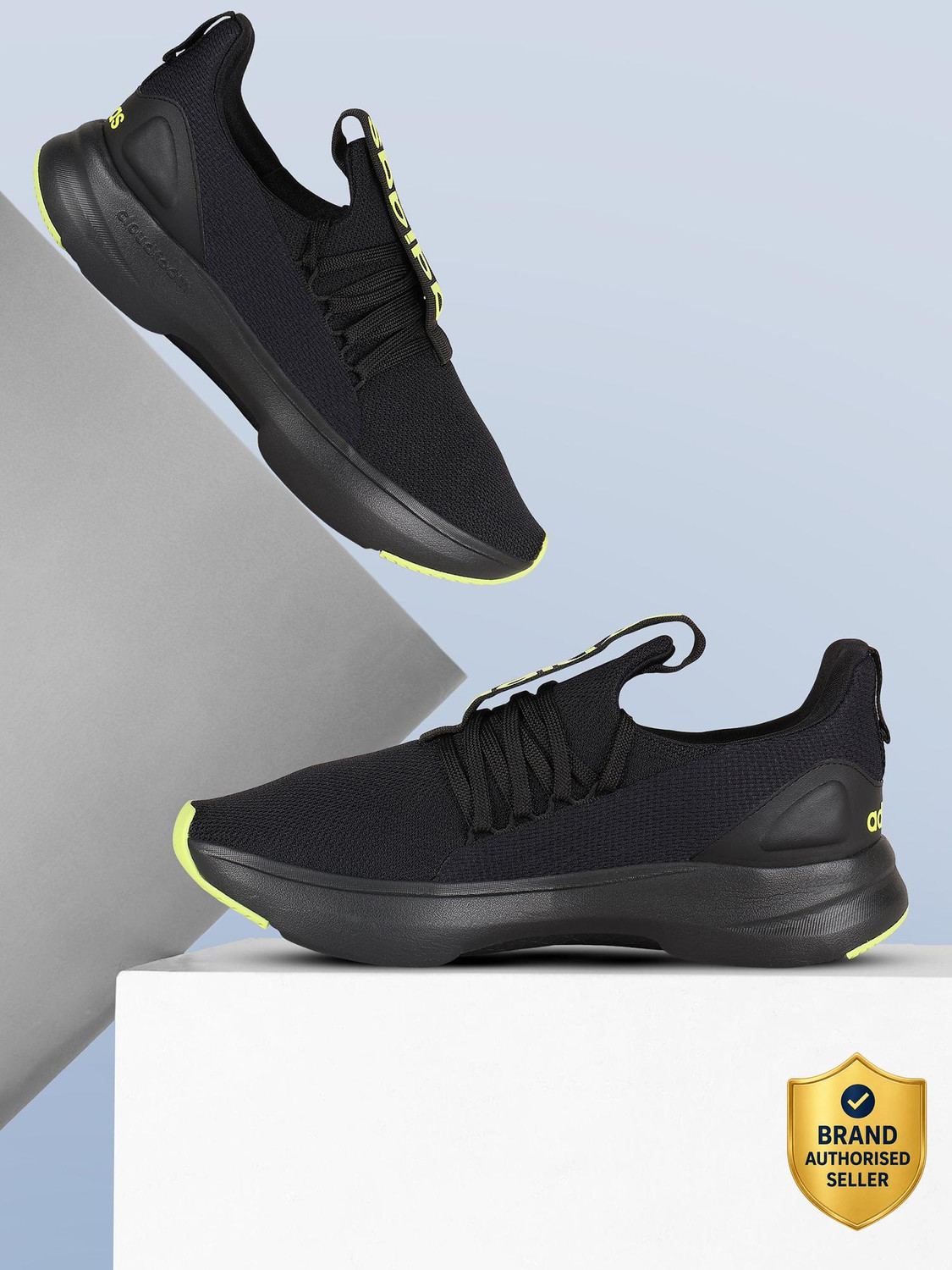 Image of LI-NING Ultra Power Badminton Shoes For Men (Black, Yellow , 2.5)