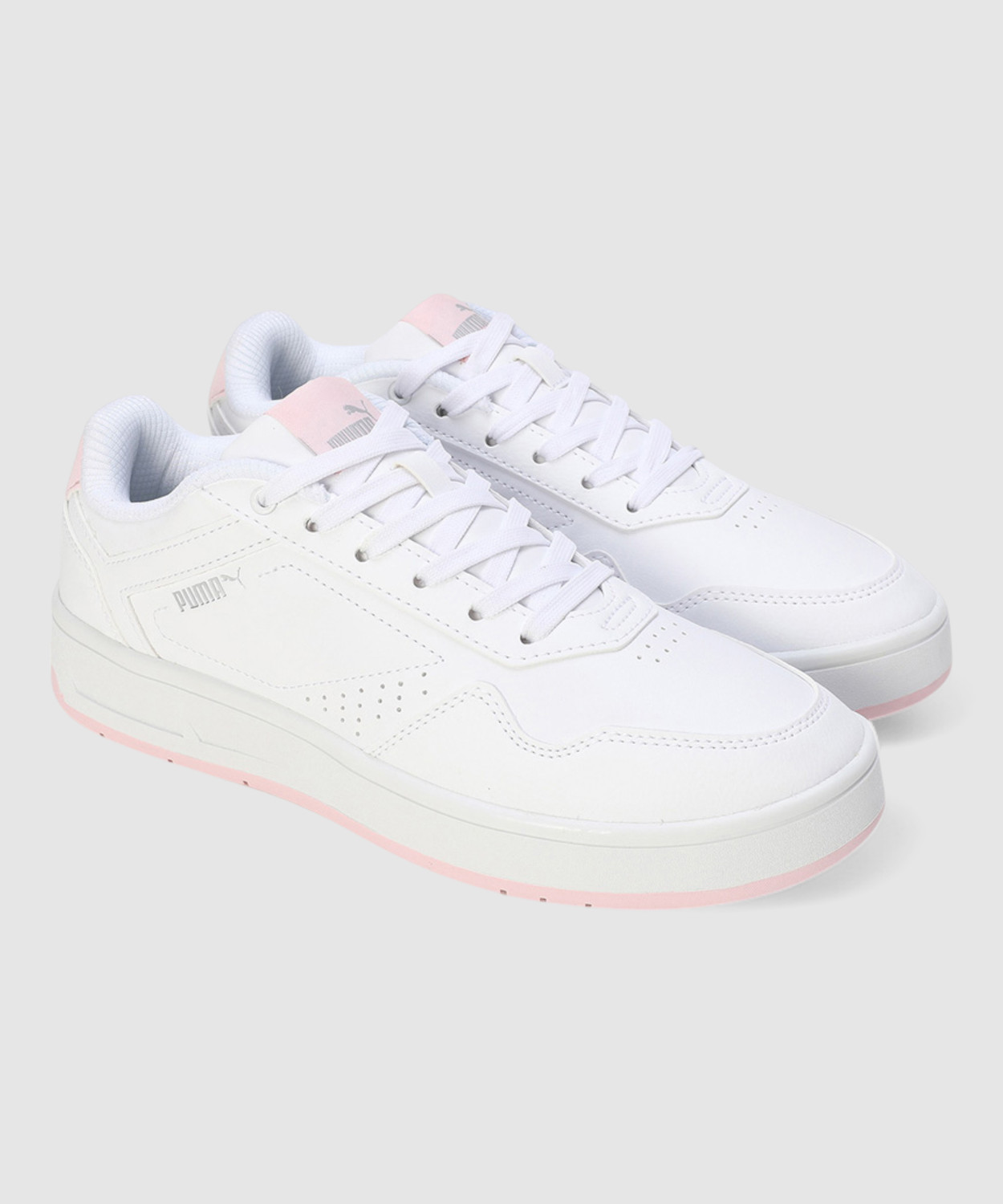 Image of PUMA Court Classics Sneakers For Women (White , 8)