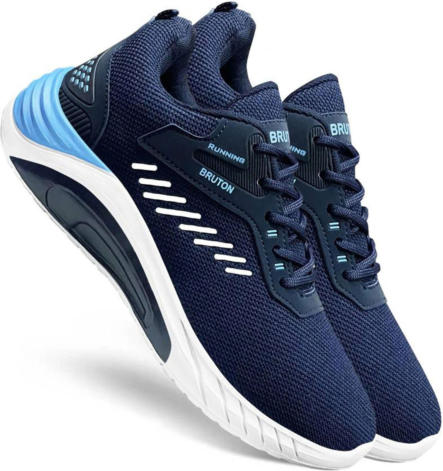 Image of Arivo Men's Chunky Sneaker Casual Sport Shoe With Thick Sole Walking Shoes For Men (Blue, White , 7)