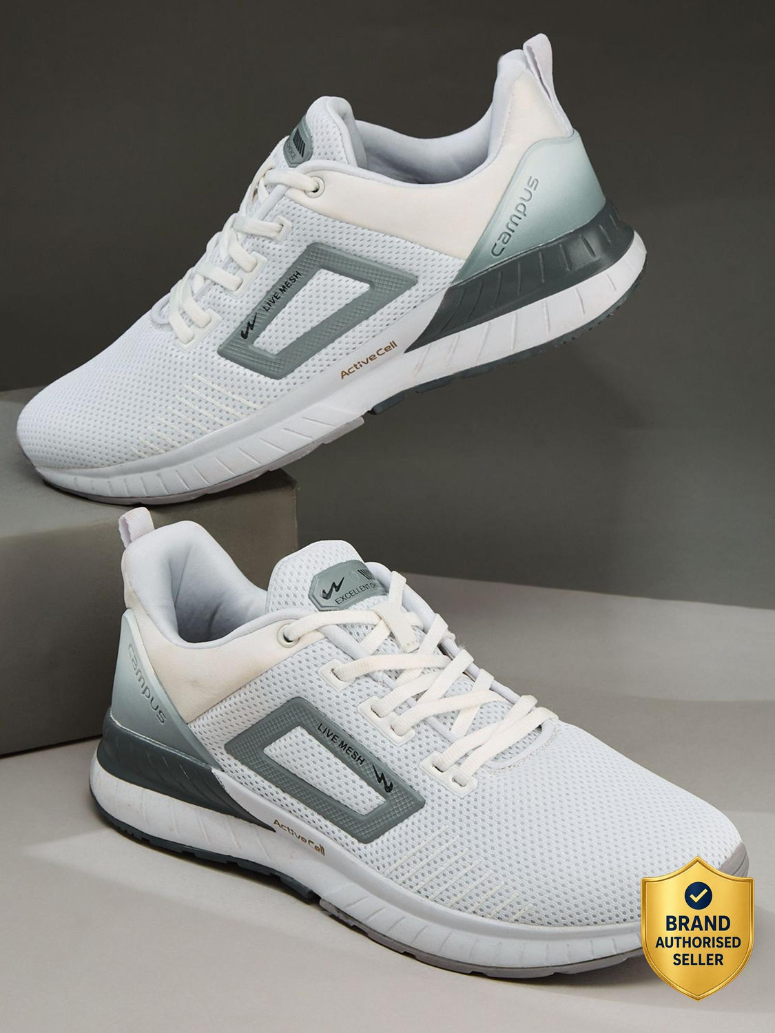 Image of CAMPUS AUSTRIA-2 Running Shoes For Men (Grey , 7)