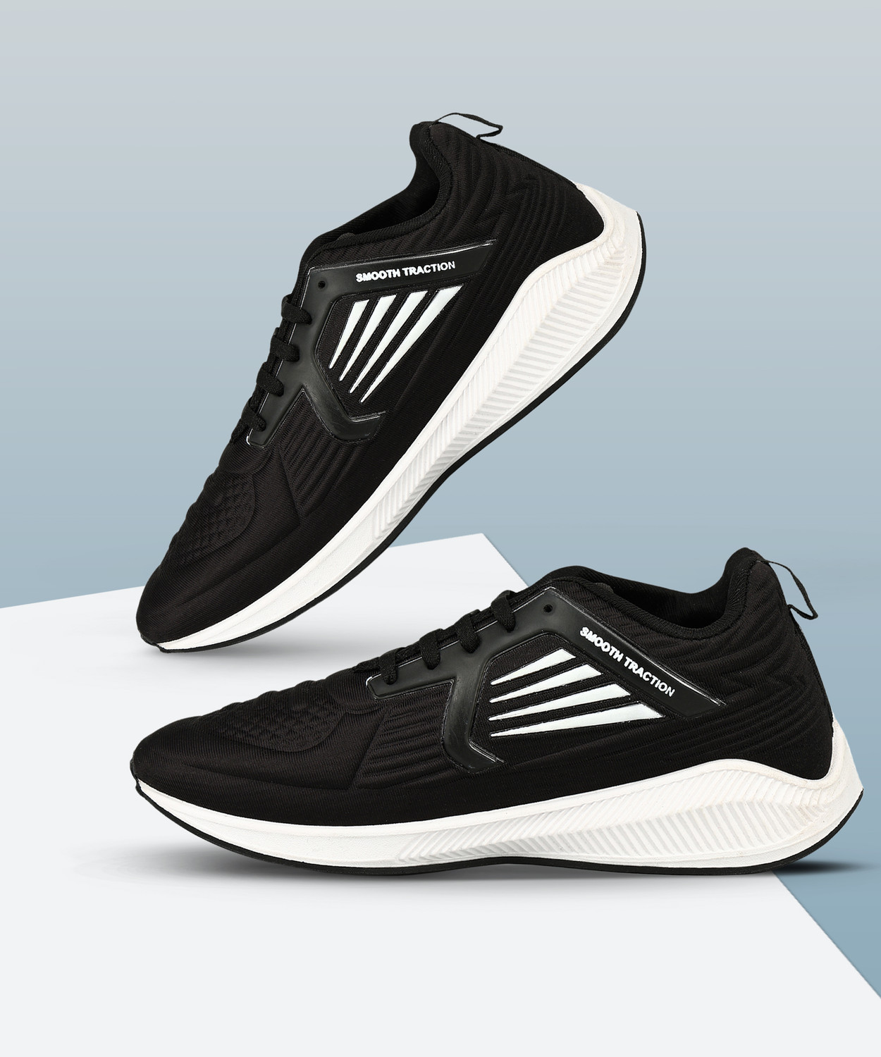 Image of CAMADY RIDING SHOES FOR MEN Running Shoes For Men (Black , 8)