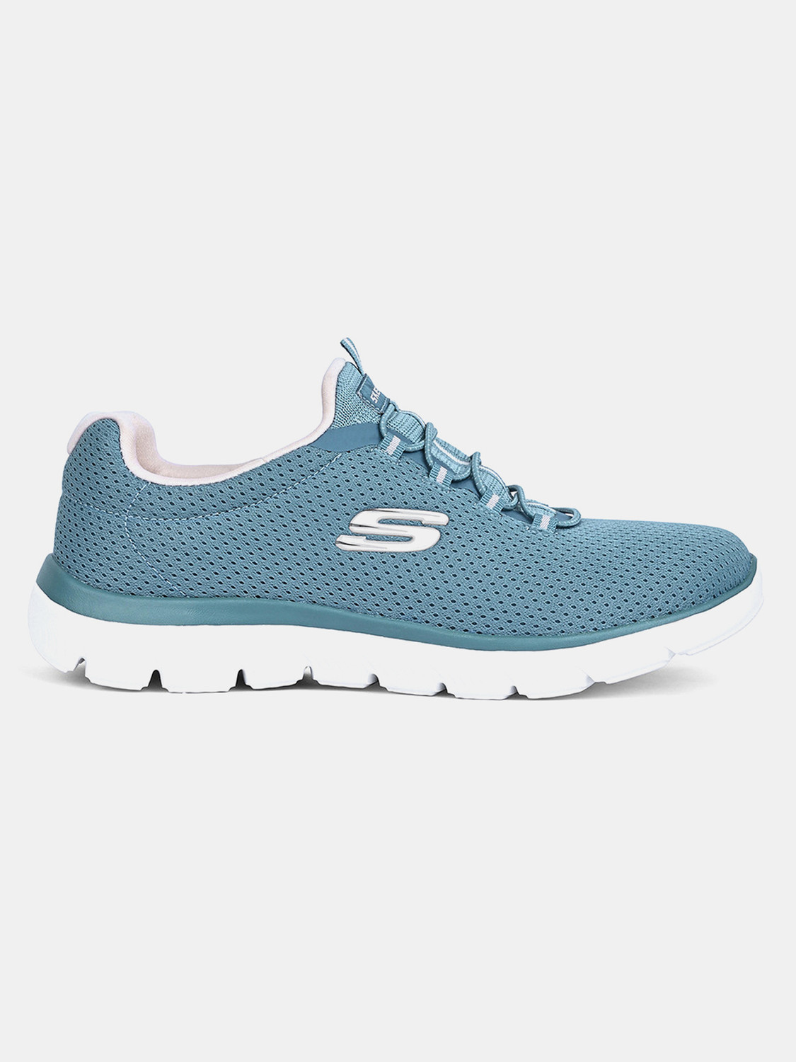 Image of Skechers SUMMITS Sneakers For Women (Grey , 5)