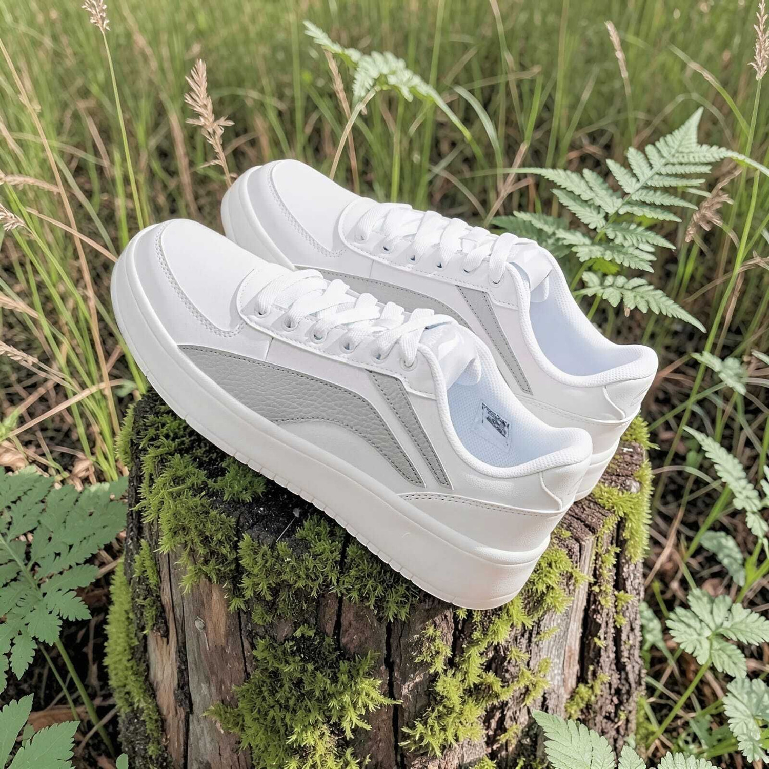 Image of KAMBEK Men's White New Stylish and Trendy Shoes New Era Shoes Sneakers For Men (White , 9)