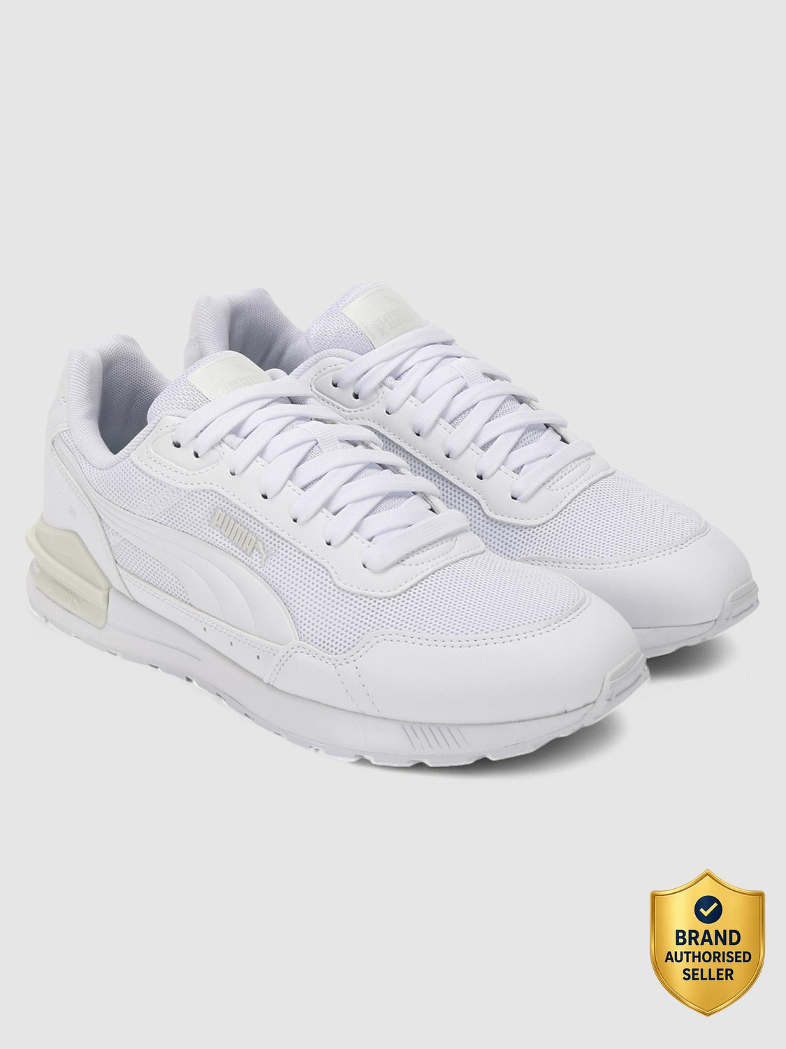 Image of PUMA IV-60 Canvas Shoes For Men (White , 12)