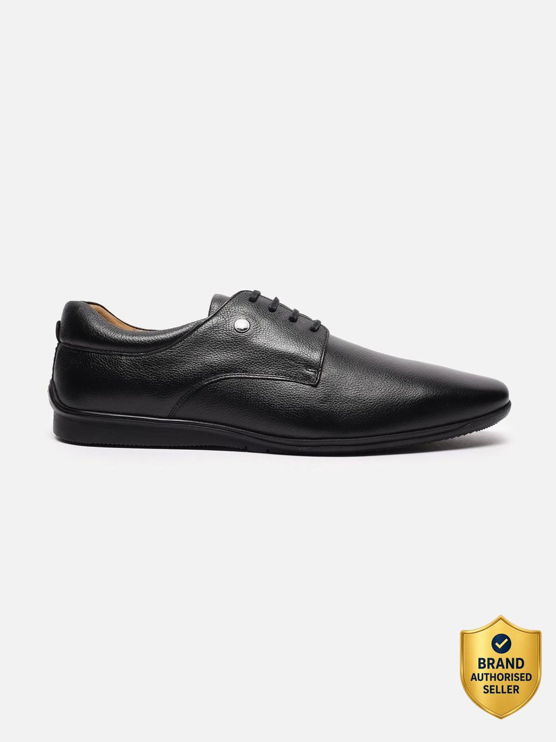 Image of HUSH PUPPIES Men's Boston Lace Up Formal Shoes Derby For Men (Black , 11)
