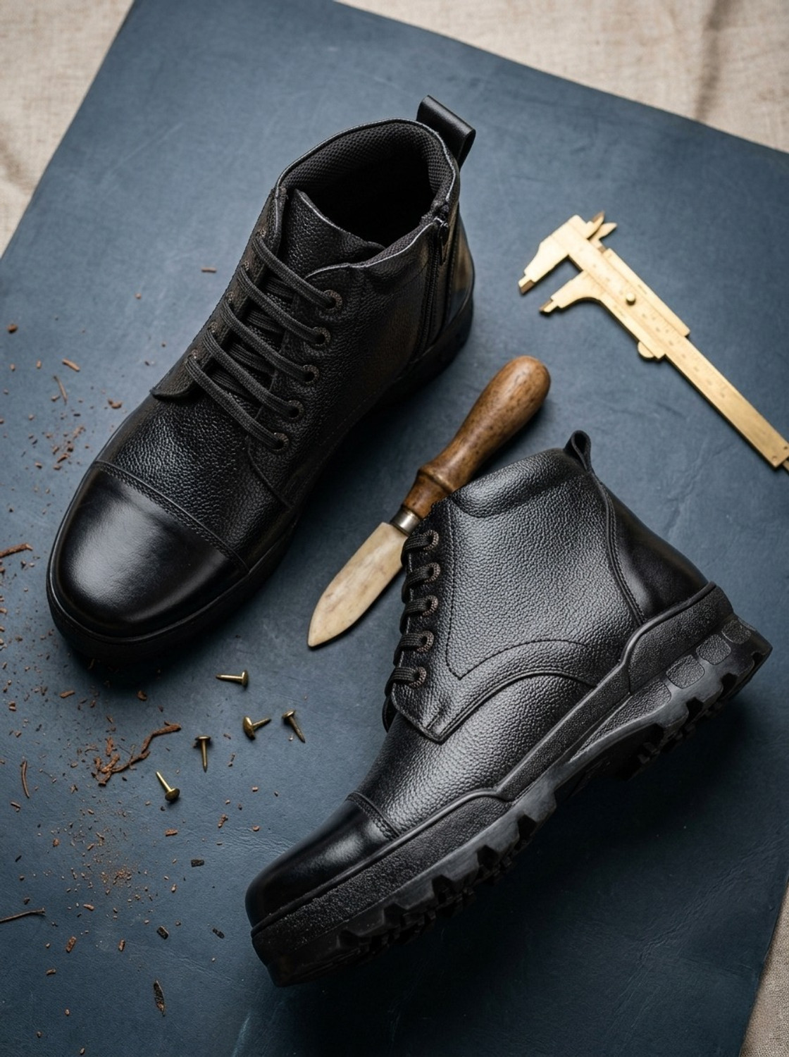 Image of R-ME DMS /NCC Army Boots /Shoes Boots For Men /Hiking and Trekking (Black) Boots For Men (Black , 6)