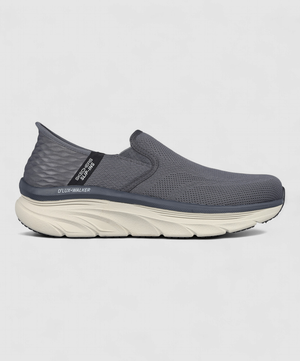 Image of Skechers D'LUX WALKER - ORFORD Sneakers For Men (Grey , 10)