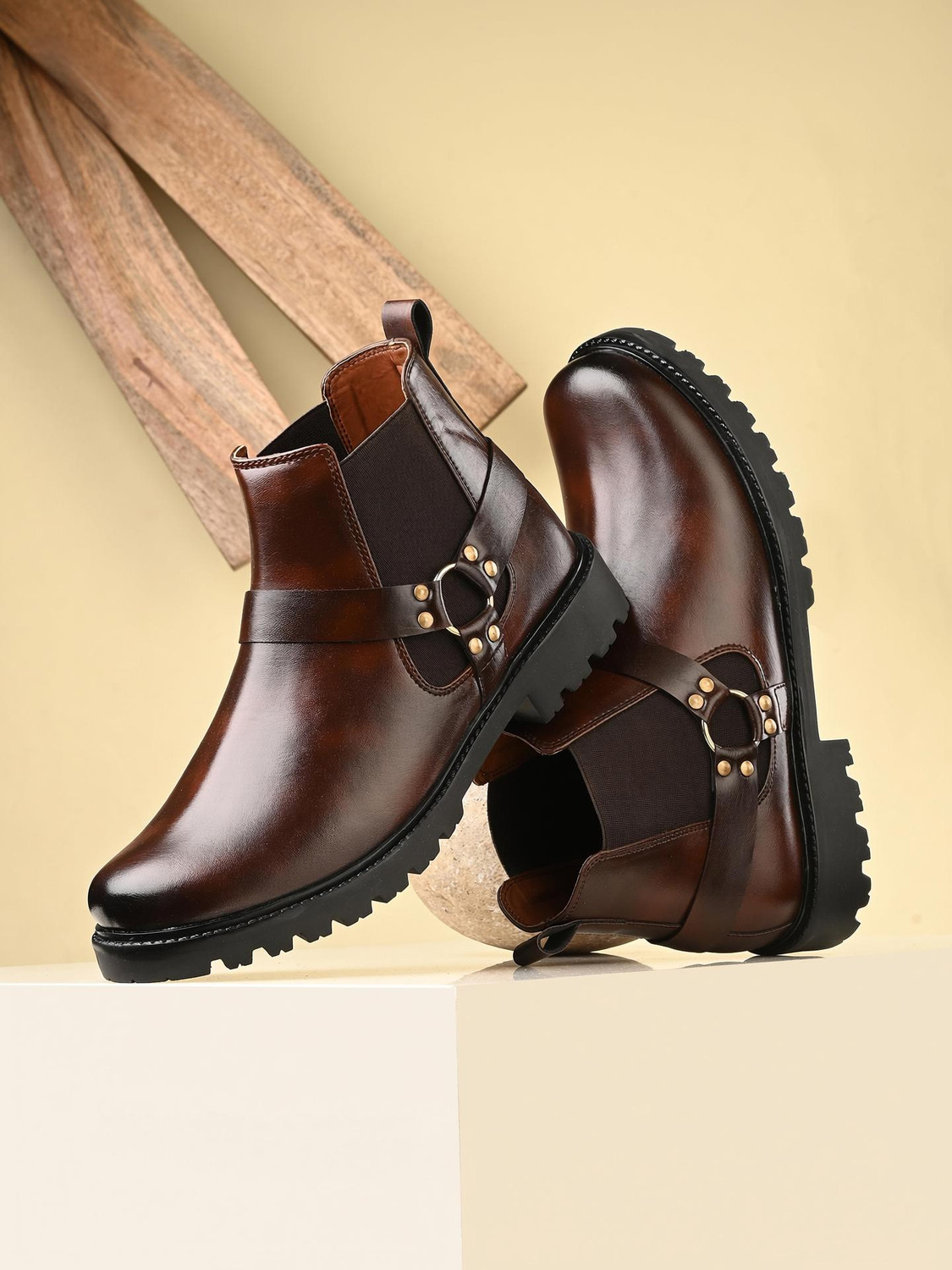 Image of Retro King Boots For Men (Black , 7)