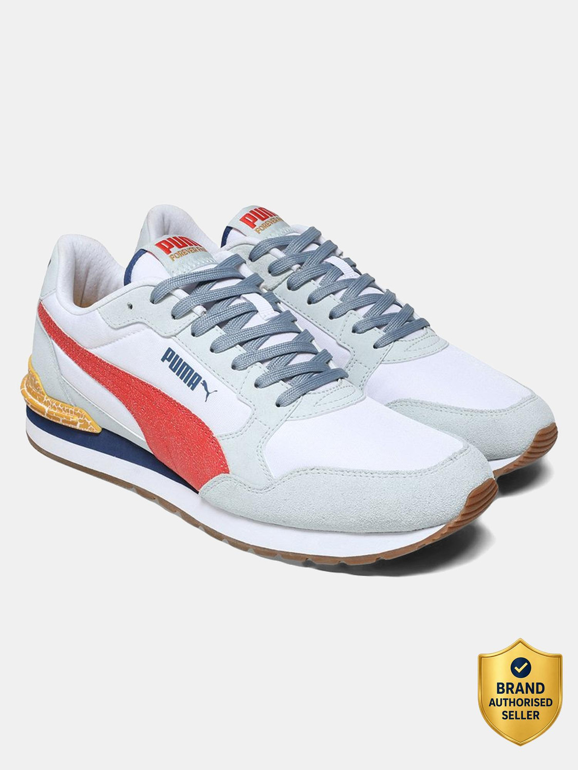 Image of PUMA Future Rider Double Sneakers For Men (White , 4)