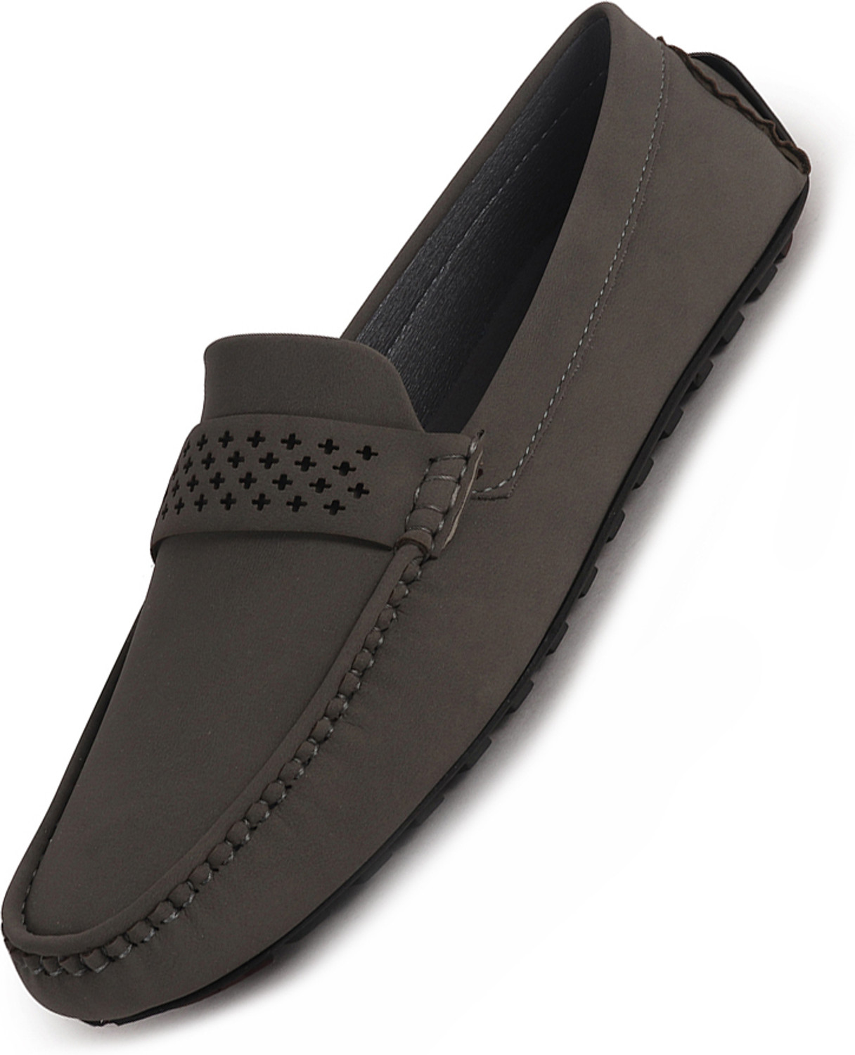 Image of FAUSTO Party Wedding Occasion Festive Comfort Lightweight Slip On Shoes Loafers For Men (Black, 10)