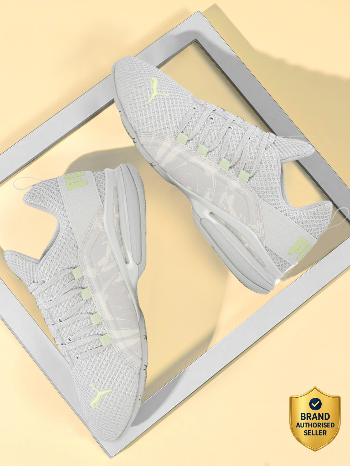 Image of PUMA Solarcourt RCT Tennis Shoes For Men (Multicolor , 5)