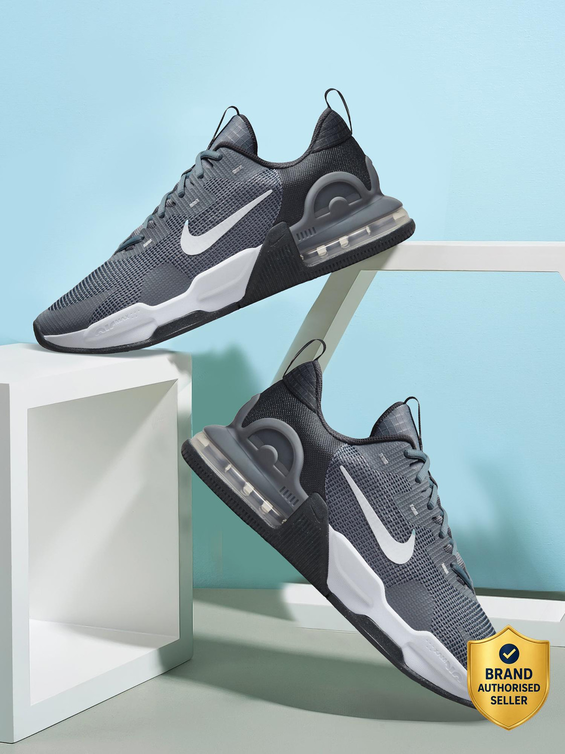 Image of NIKE Training & Gym Shoes For Men (Grey , 9)