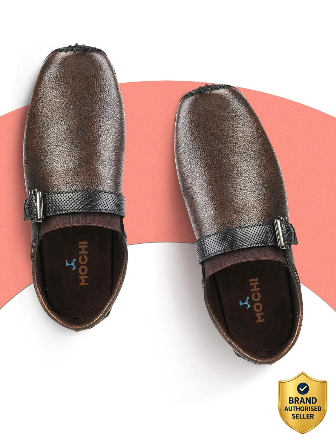 Image of MOCHI Mocassin For Men (Black , 5)