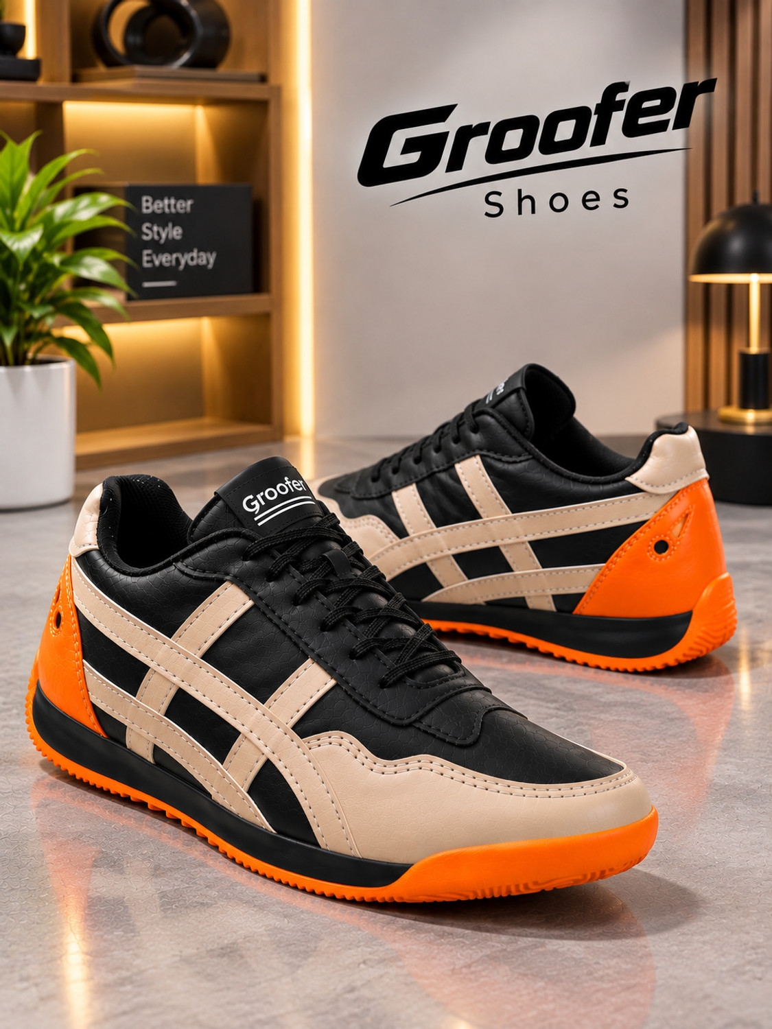 Groofer Men's Stylish Sport Shoes - Image 1