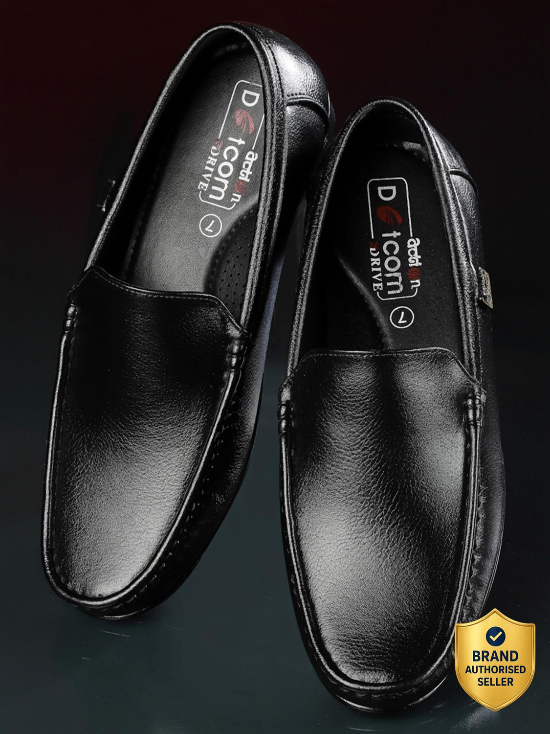 Image of aRICS ATTRACTIVE PARTY WEAR LOAFERS SHOES FOR MEN Loafers For Men (Black , 6)