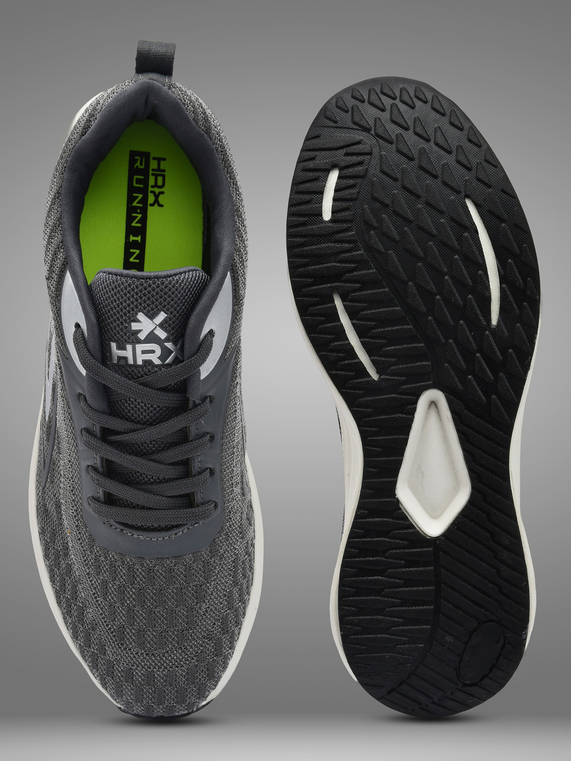 Image of HRX by Hrithik Roshan RC-110W GREY Training & Gym Shoes For Men (Grey , 8)