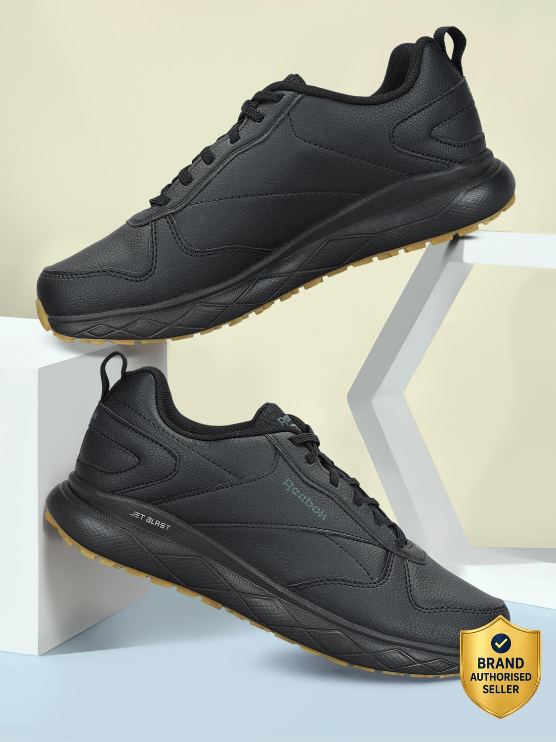 Image of REEBOK Running Shoes For Men (Grey , 8)