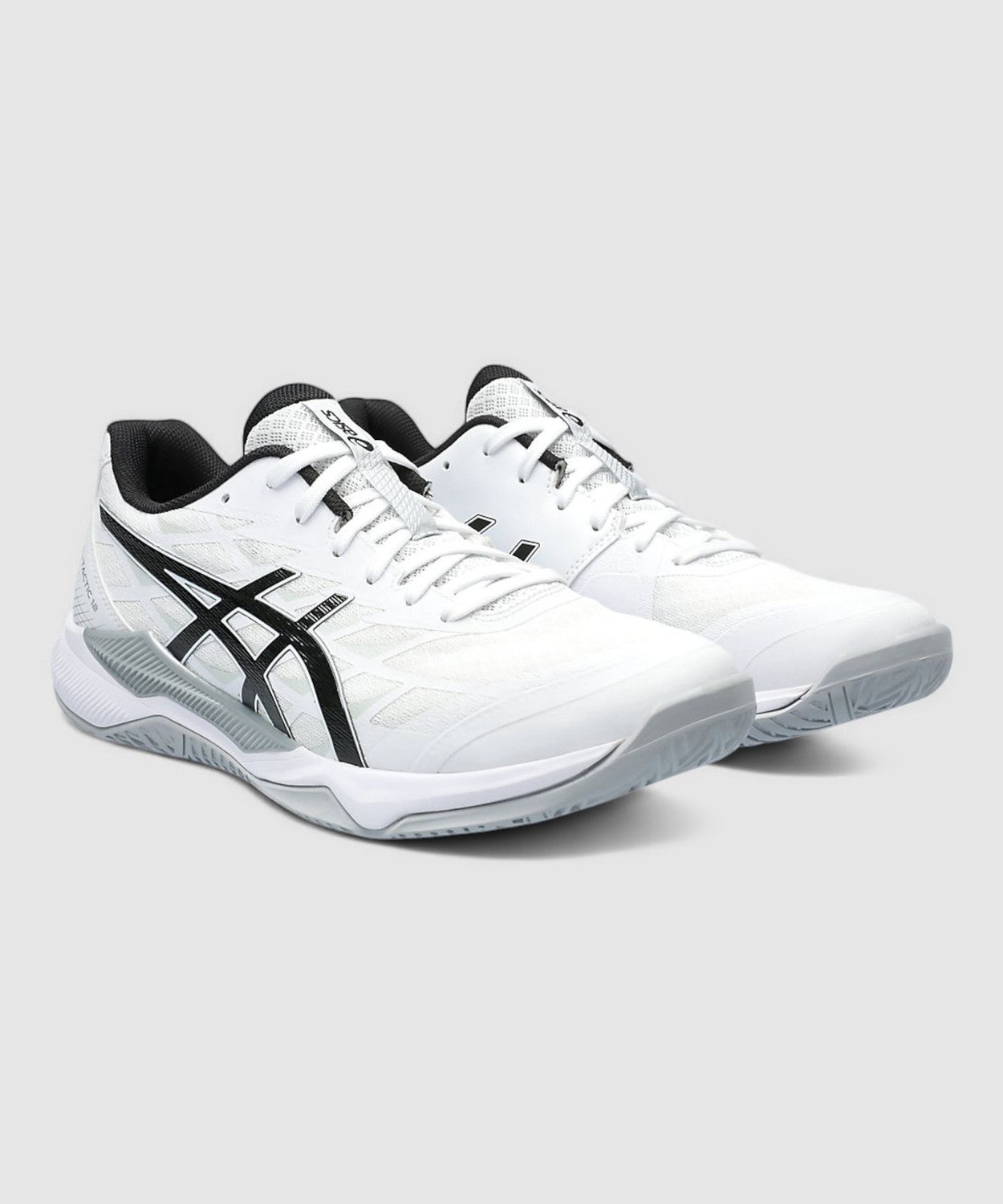 Image of Asics GEL-TACTIC 12 Sneakers For Men (Grey , 6)