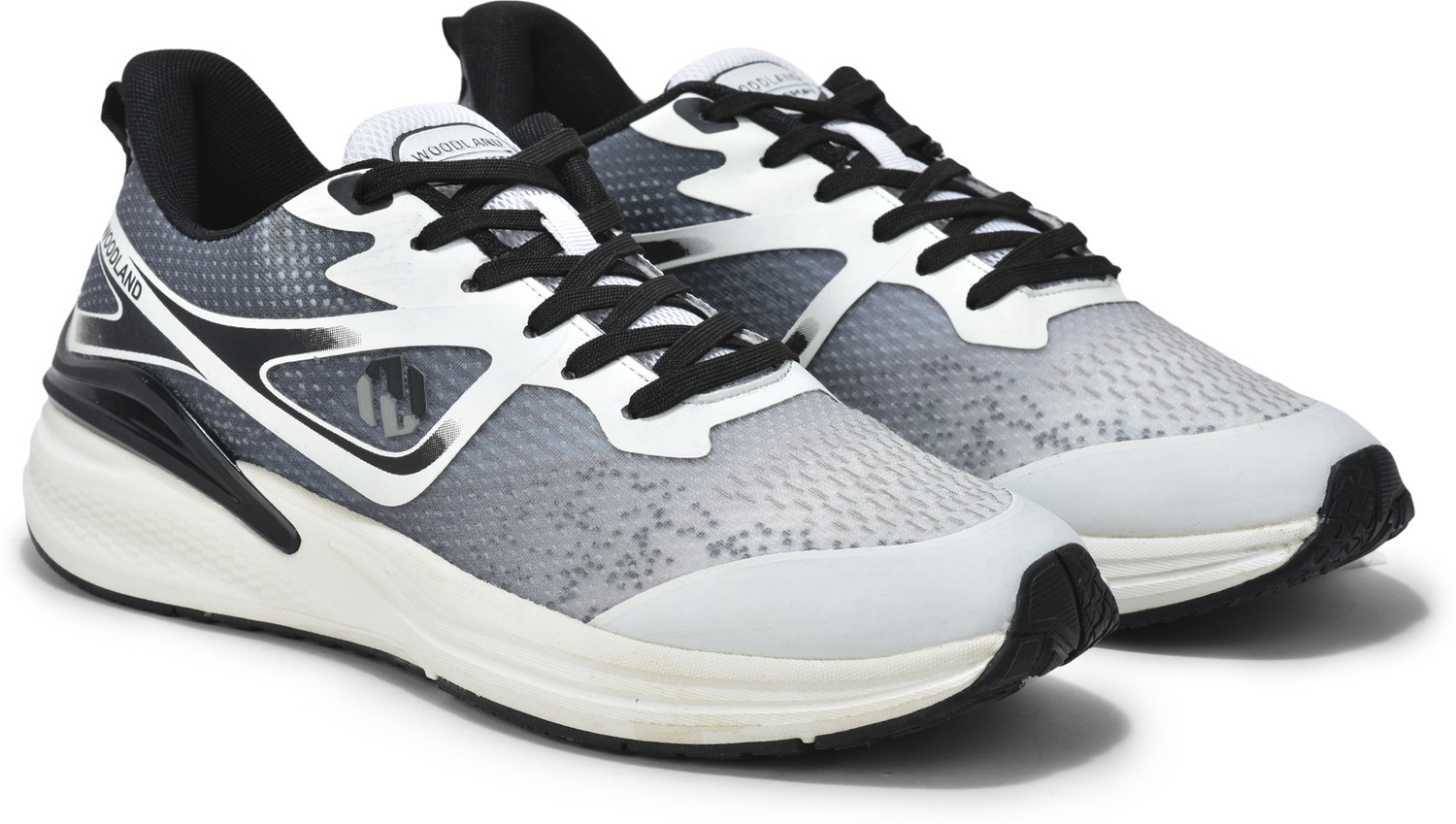 Image of WOODLAND Running Workout Lightweight Breathable Performance Training & Gym Shoes For Men (White , 11)