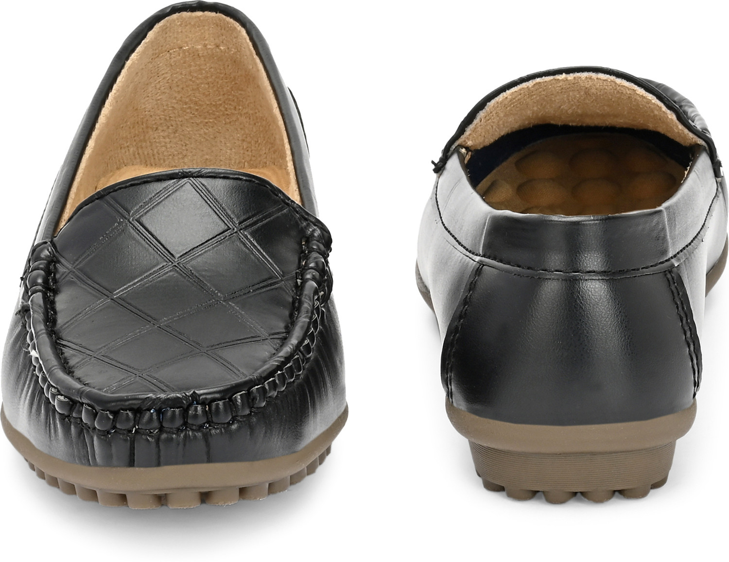 Image of KARADDI Stylish Comfortable Outdoor Loafers For Women (Black , 7)