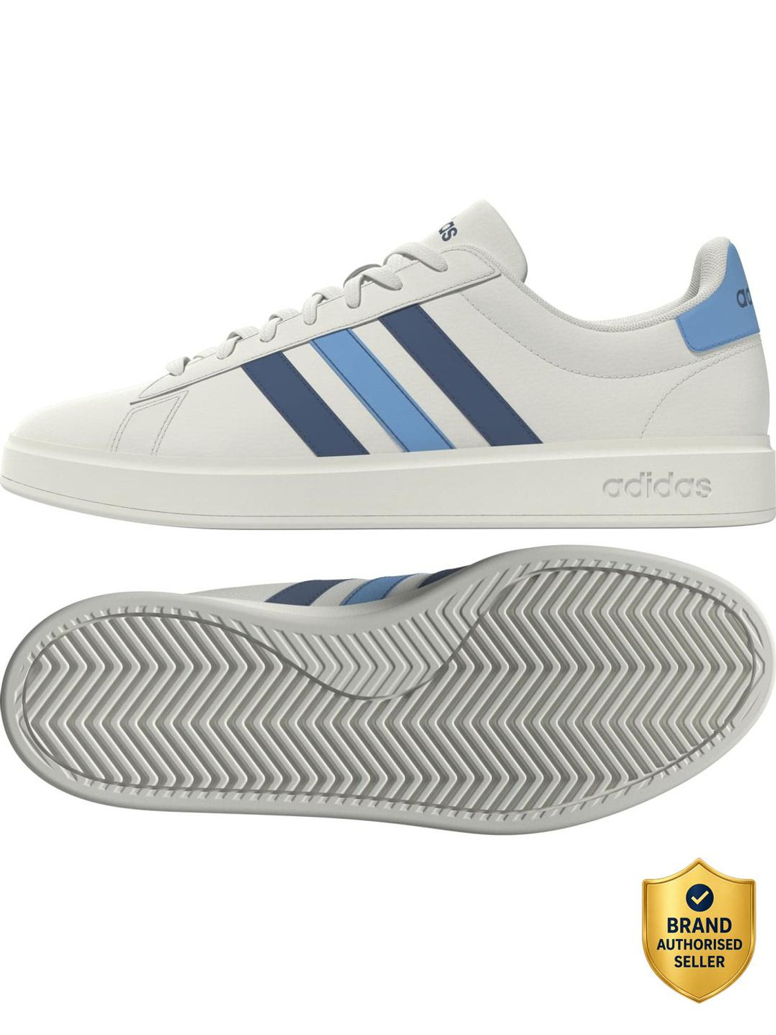 Image of ADIDAS GRAND COURT 2.0 Sneakers For Men (Black , 3)