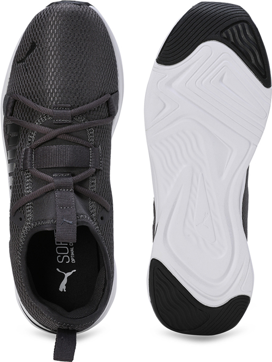 Image of PUMA Softride Rift Runlyn Slipon Running Shoes For Men (Grey , 12)