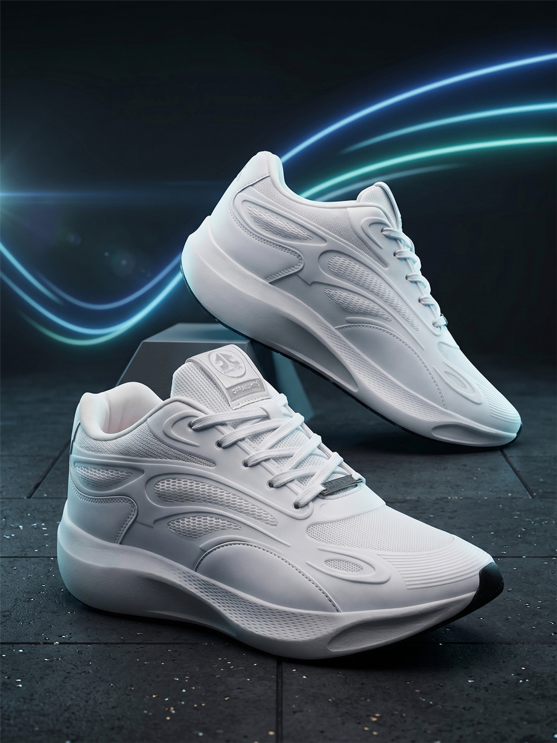 OFF LIMITS Men's Running Shoes White - Image 6