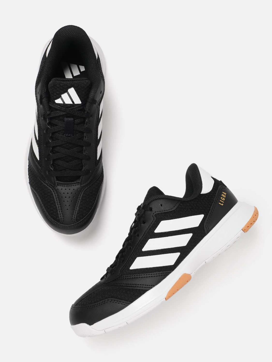 Image of ADIDAS Ligra 8 M Cricket Shoes For Men (White , 9.5)