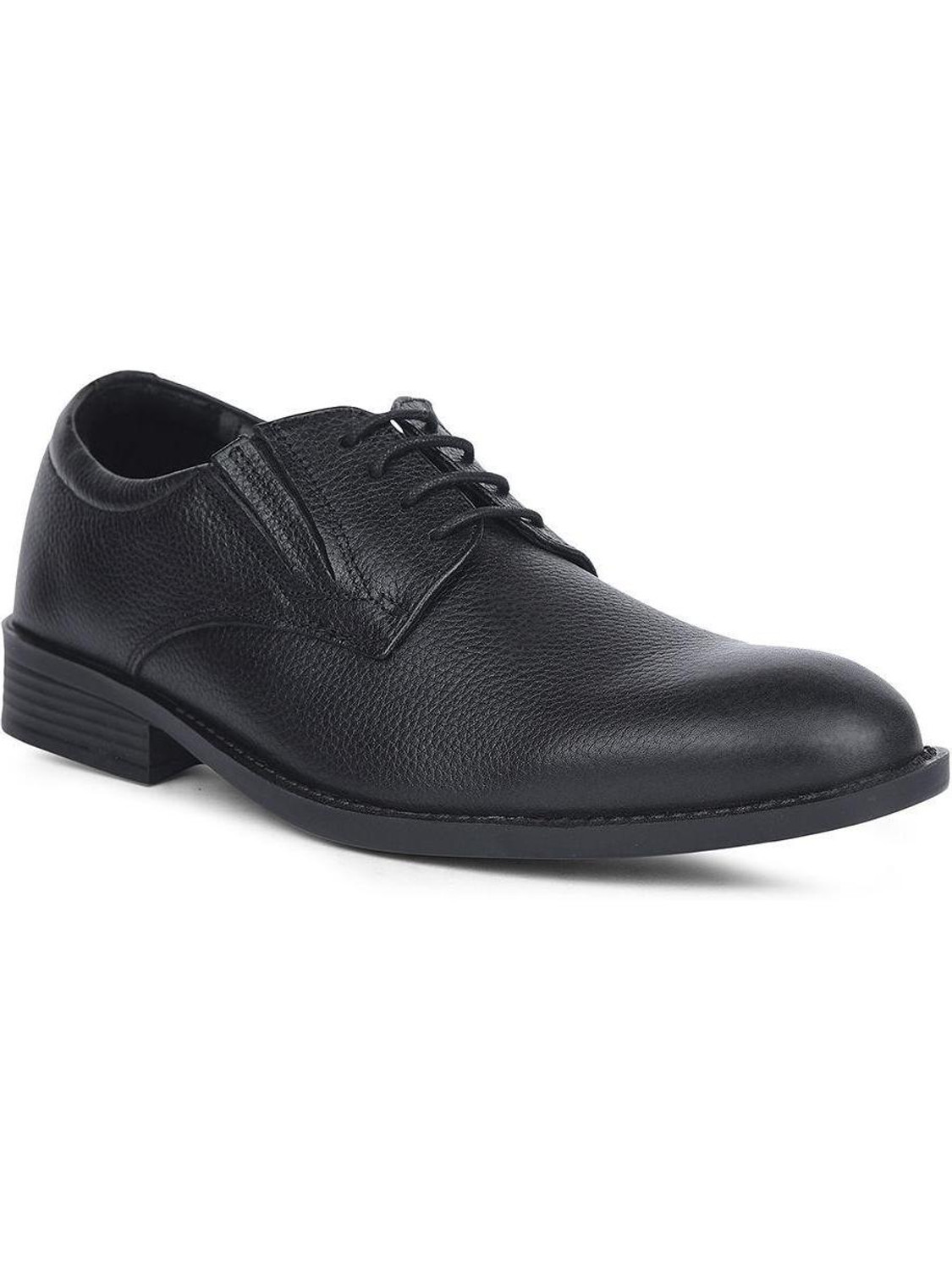 Image of HUSH PUPPIES Men's Boston Lace Up Formal Shoes Derby For Men (Black , 11)