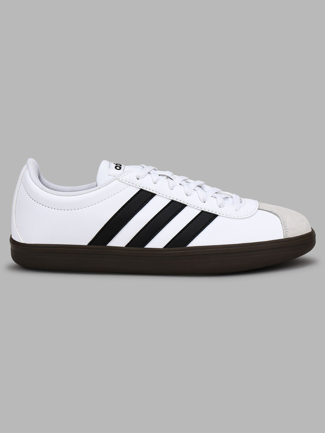 Image of ADIDAS VL COURT BASE IKD Sneakers For Men (White , 5)