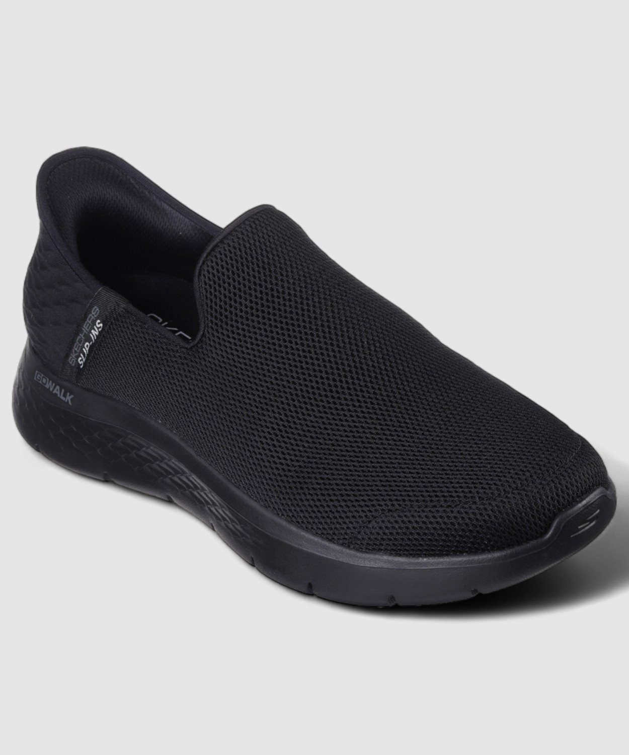 Image of Skechers Walking Shoes For Men (Black , 9)