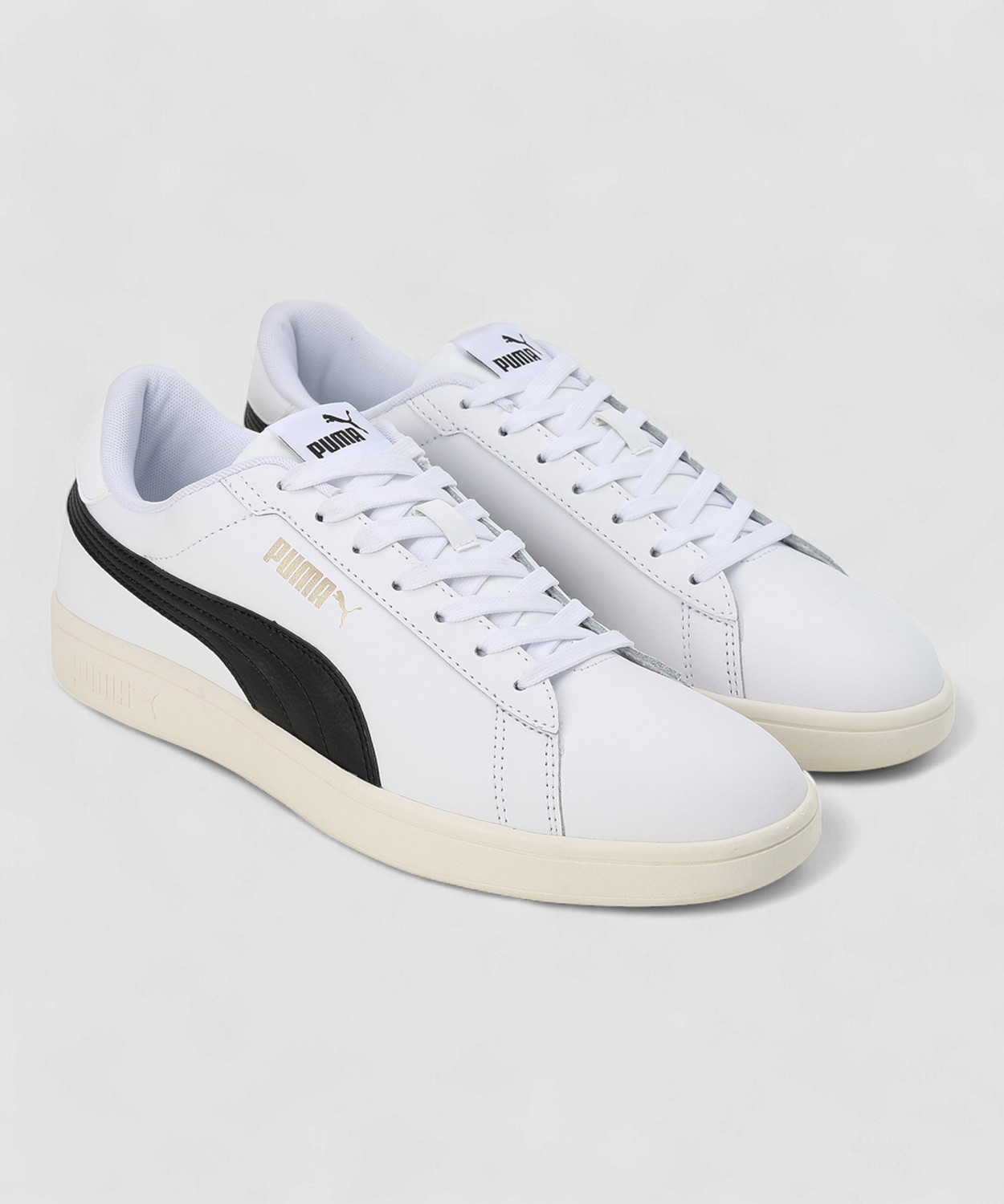 Image of PUMA Smash 3.0 L Sneakers For Men (White , 8.5)